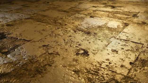 Golden concrete texture Ai Generated Image