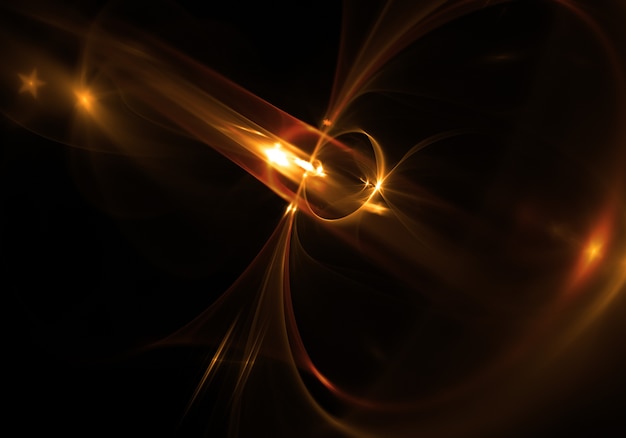 Free photo golden flare effect background