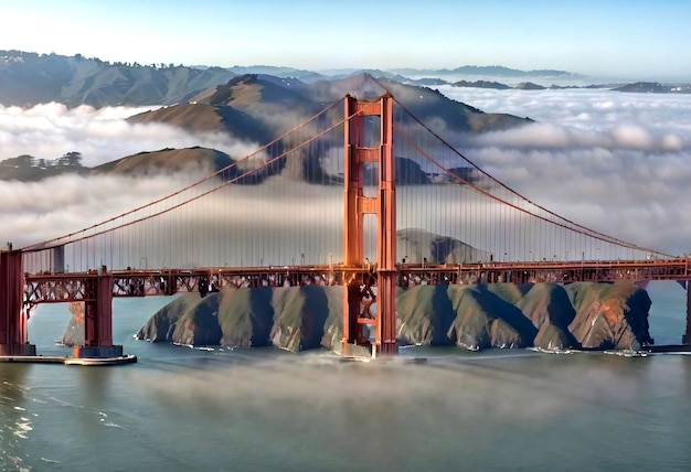 Golden gate  with san francisco text