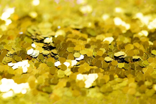 Golden glitter textured background abstract