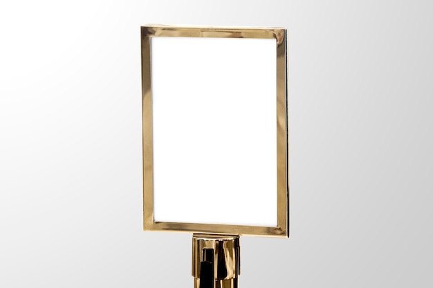 Golden luxury sign for events