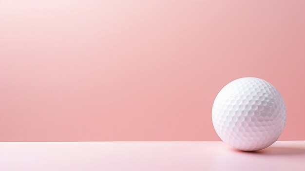 Free photo golf ball in studio