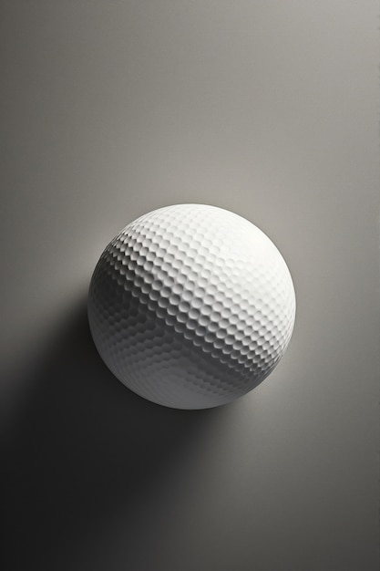 Free photo golf ball in studio