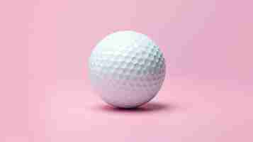 Free photo golf ball in studio