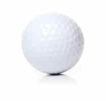 Free photo golf ball on white