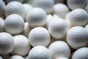 Free photo golf balls in nature