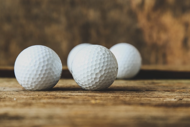 Бесплатное фото Мячи для гольфа