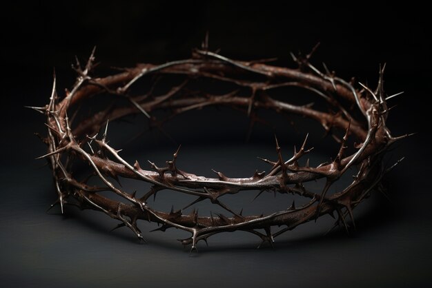 Good friday celebration with crown of thorns