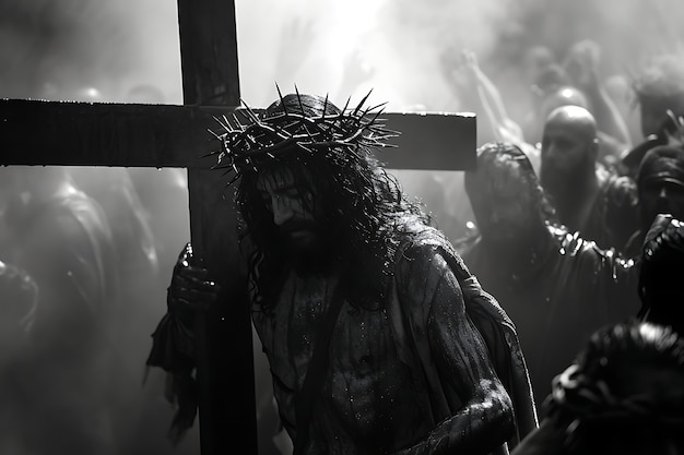 good friday scene with jesus christ