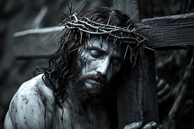 Free Photo good friday scenes with jesus christ