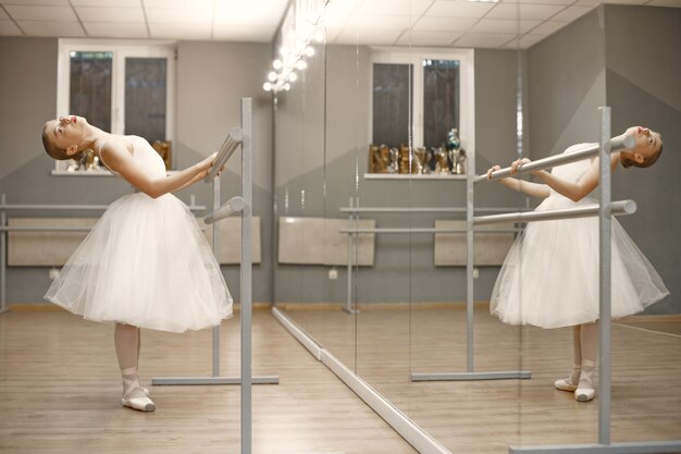 Gorgeous ballet dancer. Ballerina in pointe.