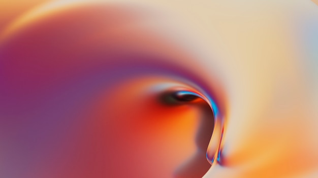 Free photo gradient 3d fluid background