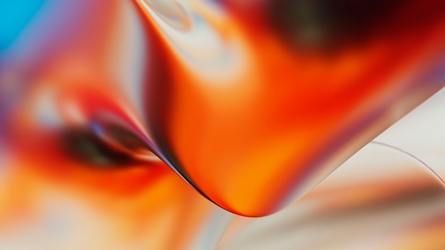 Gradient 3d fluid background