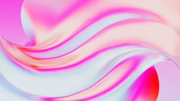 Gradient 3d fluid background