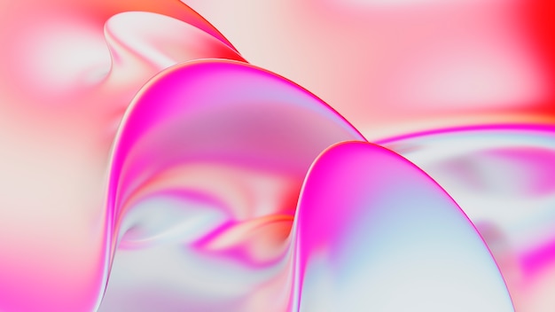 Free photo gradient 3d fluid background