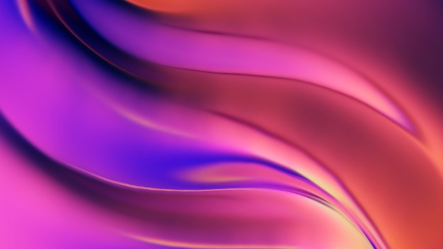 Gradient 3d fluid background