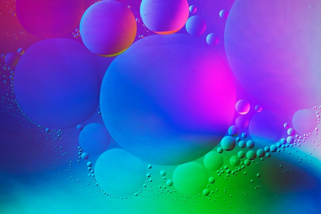 Gradient background wallpaper oil bubble texture