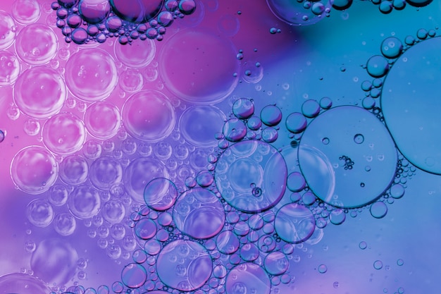 Gradient background with bubbles