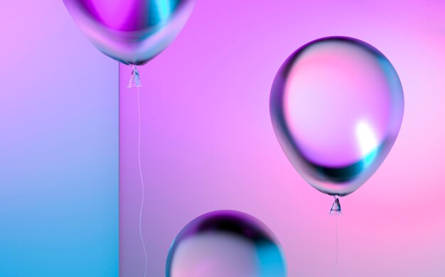 Gradient balloons arrangement