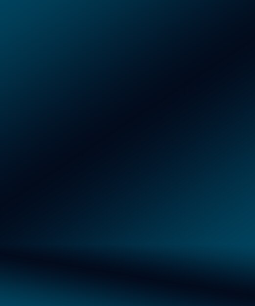 Градиент синий абстрактный фон гладкий темно-синий с черной виньеткой студия