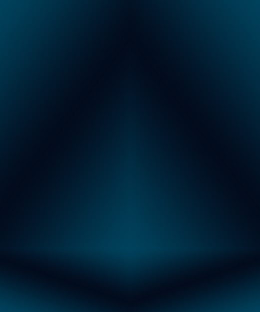 グラデーションブルーの抽象的な背景。ブラックビネットスタジオで滑らかなダークブルー。
