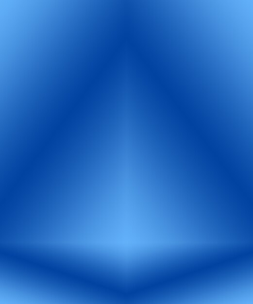 Gradient Blue abstract background. Smooth Dark blue with Black vignette Studio.