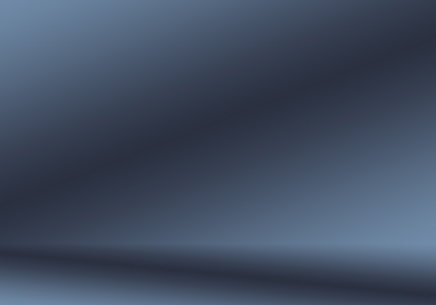 Free photo gradient blue abstract background. smooth dark blue with black vignette studio.