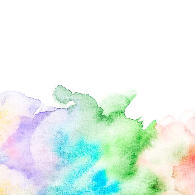 Gradient multicolored watercolor backdrop