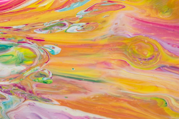 Gradient shades fluid acrylic pour painting