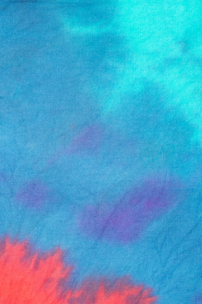 Free photo gradient tie-dye textile