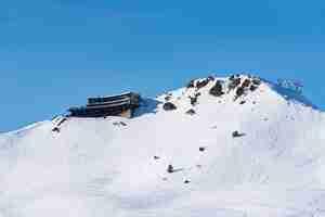 Free photo grandvalira ski station in andorra.