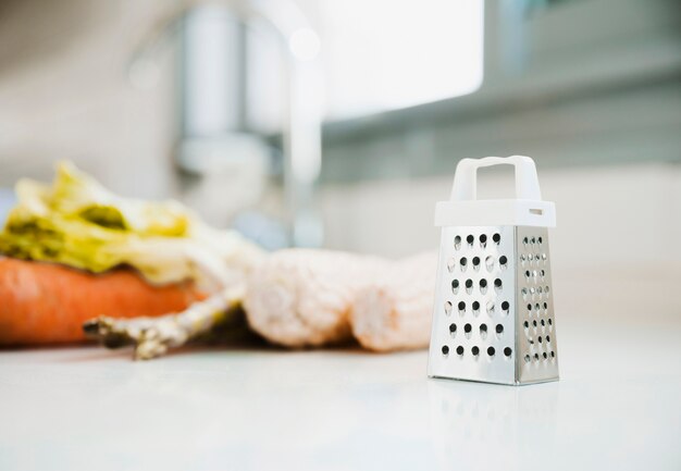 Grater and food