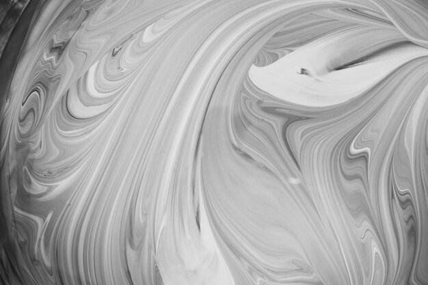 Серые абстрактные волны и завихрения. жидкое искусство. абстрактный мраморный фон или текстура.