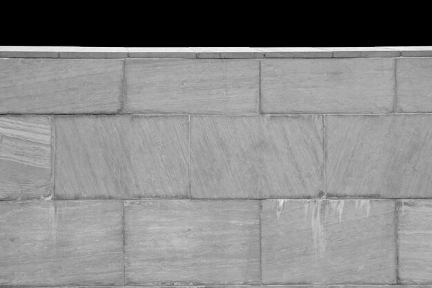 Gray big brick wall 