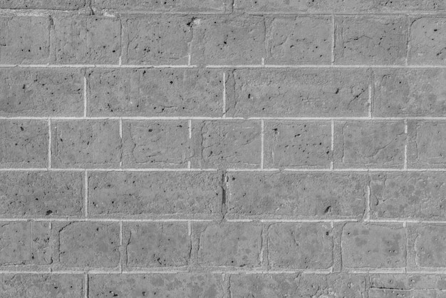 Gray brick wall background