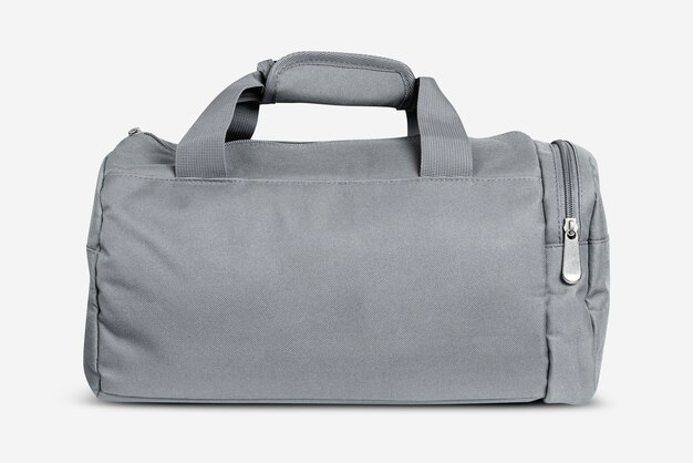 Gray duffle bag unisex accessory