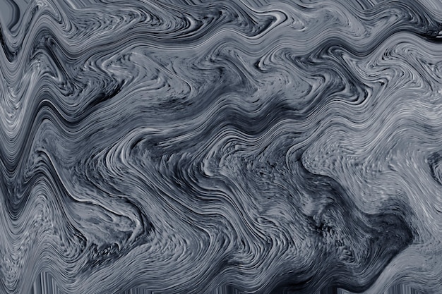 Gray fluid art marbling paint textured background