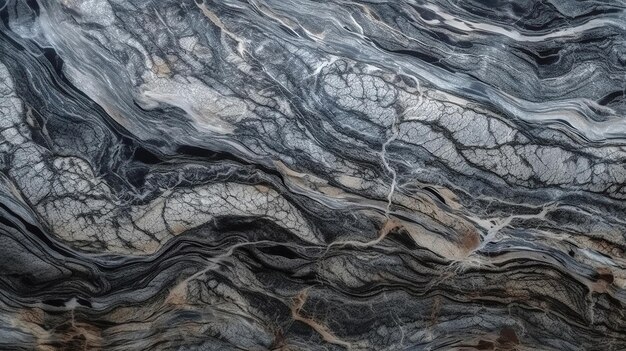 Gray marble pattern texture Ai Generated Image