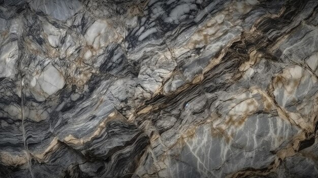 Gray marble pattern texture Ai Generated Image