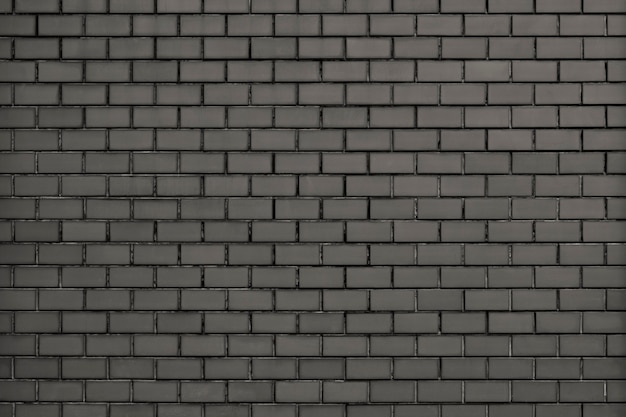 Free photo gray modern brick wall textured background