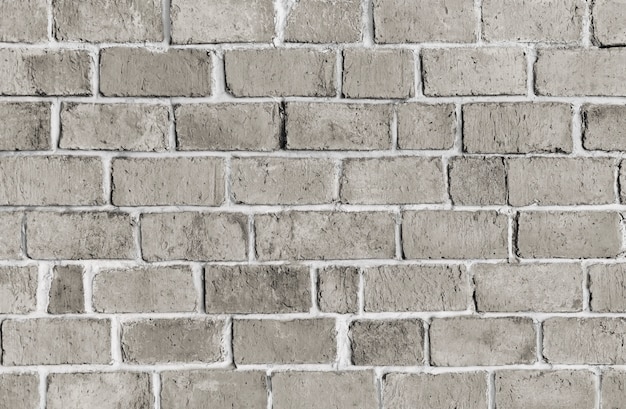 Gray textured brick wall background