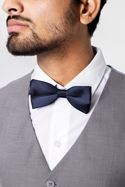 Серый жилет костюм деловой мужской одежды съемка одежды