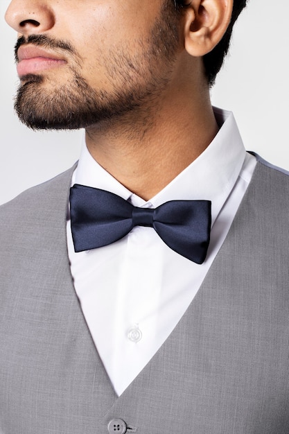 Серый жилет костюм деловой мужской одежды съемка одежды