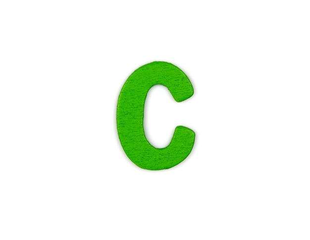 Free photo great letter c