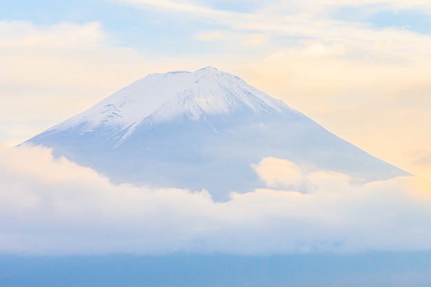 Great view of snowy mountain