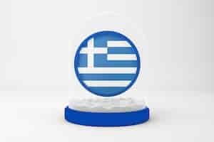 Free photo greece globe