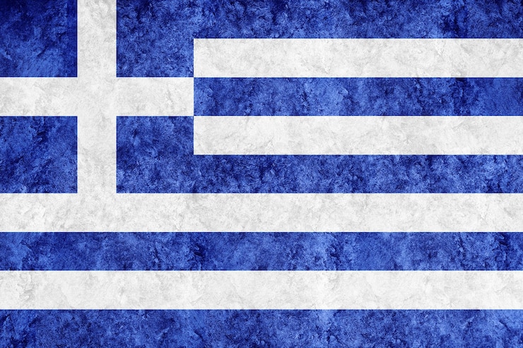 無料Photo ギリシャメタリックフラグ、テクスチャフラグ、グランジフラグ