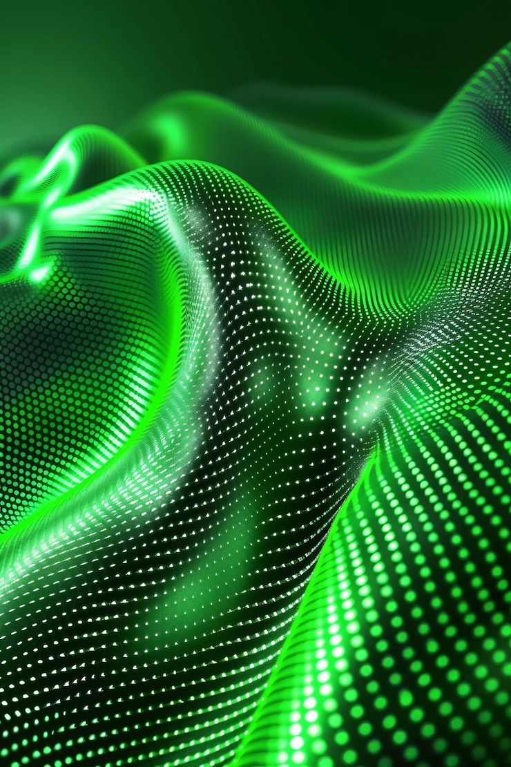 Free Photo green abstract background