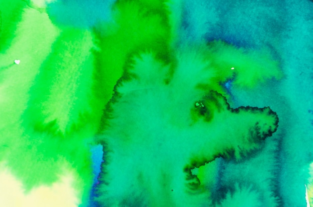 Green abstract bright acrylic paper texture
