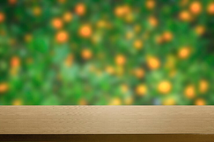 Free Photo green background with flowers unfocused